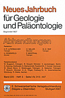 Cover image of: Neues Jahrbuch für Geologie und Paläontologie - Abhandlungen Band 220 Heft 3