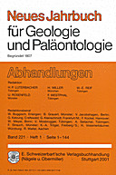 Cover image of: Neues Jahrbuch für Geologie und Paläontologie - Abhandlungen Band 221 Heft 1