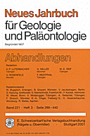 Cover image of: Neues Jahrbuch für Geologie und Paläontologie - Abhandlungen Band 221 Heft 3