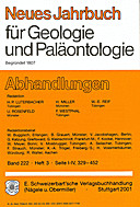 Cover image of: Neues Jahrbuch für Geologie und Paläontologie - Abhandlungen Band 222 Heft 3