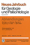 Cover image of: Neues Jahrbuch für Geologie und Paläontologie - Abhandlungen Band 223 Heft 2