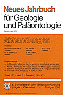 Cover image of: Neues Jahrbuch für Geologie und Paläontologie - Abhandlungen Band 223 Heft 3