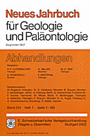 Cover image of: Neues Jahrbuch für Geologie und Paläontologie - Abhandlungen Band 224 Heft 1