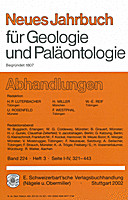 Cover image of: Neues Jahrbuch für Geologie und Paläontologie - Abhandlungen Band 224 Heft 3