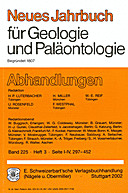 Cover image of: Neues Jahrbuch für Geologie und Paläontologie - Abhandlungen Band 225 Heft 3
