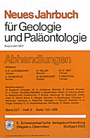 Cover image of: Neues Jahrbuch für Geologie und Paläontologie - Abhandlungen Band 227 Heft 2