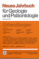 Cover image of: Neues Jahrbuch für Geologie und Paläontologie - Abhandlungen Band 227 Heft 3