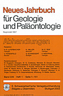 Cover image of: Neues Jahrbuch für Geologie und Paläontologie - Abhandlungen Band 228 Heft 1