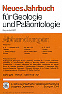Cover image of: Neues Jahrbuch für Geologie und Paläontologie - Abhandlungen Band 228 Heft 2
