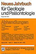 Cover image of: Neues Jahrbuch für Geologie und Paläontologie - Abhandlungen Band 229 Heft 3