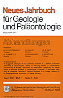 Cover image of: Neues Jahrbuch für Geologie und Paläontologie - Abhandlungen Band 230 Heft 1