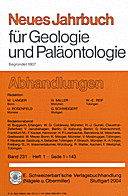 Cover image of: Neues Jahrbuch für Geologie und Paläontologie - Abhandlungen Band 231 Heft 1