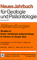 Cover image of: Neues Jahrbuch für Geologie und Paläontologie - Abhandlungen Band 232 Heft 2-3