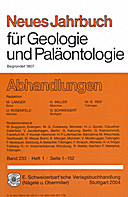 Cover image of: Neues Jahrbuch für Geologie und Paläontologie - Abhandlungen Band 233 Heft 1