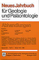Cover image of: Neues Jahrbuch für Geologie und Paläontologie - Abhandlungen Band 233 Heft 2
