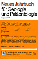 Cover image of: Neues Jahrbuch für Geologie und Paläontologie - Abhandlungen Band 237 Heft 2