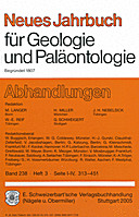 Cover image of: Neues Jahrbuch für Geologie und Paläontologie - Abhandlungen Band 238 Heft 3