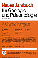 Cover image of: Neues Jahrbuch für Geologie und Paläontologie - Abhandlungen Band 239 Heft 2