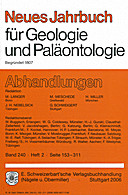 Cover image of: Neues Jahrbuch für Geologie und Paläontologie - Abhandlungen Band 240 Heft 2