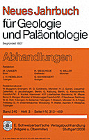Cover image of: Neues Jahrbuch für Geologie und Paläontologie - Abhandlungen Band 240 Heft 3