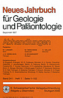 Cover image of: Neues Jahrbuch für Geologie und Paläontologie - Abhandlungen Band 241 Heft 1
