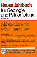 Cover image of: Neues Jahrbuch für Geologie und Paläontologie - Abhandlungen Band 242 Heft 2-3
