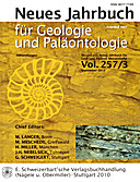 Cover image of: Neues Jahrbuch für Geologie und Paläontologie - Abhandlungen Band 257 Heft 3