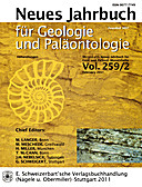 Cover image of: Neues Jahrbuch für Geologie und Paläontologie - Abhandlungen Band 259 Heft 2