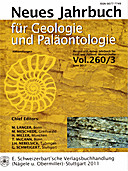 Cover image of: Neues Jahrbuch für Geologie und Paläontologie - Abhandlungen Band 260 Heft 3