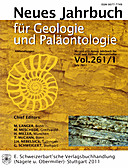 Cover image of: Neues Jahrbuch für Geologie und Paläontologie - Abhandlungen Band 261 Heft 1