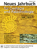 Cover image of: Neues Jahrbuch für Geologie und Paläontologie - Abhandlungen Band 263 Heft 1