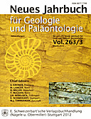 Cover image of: Neues Jahrbuch für Geologie und Paläontologie - Abhandlungen Band 263 Heft 3