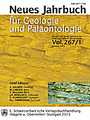 Cover image of: Neues Jahrbuch für Geologie und Paläontologie - Abhandlungen Band 267 Heft 1
