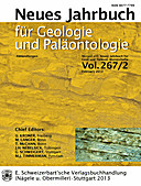Cover image of: Neues Jahrbuch für Geologie und Paläontologie - Abhandlungen Band 267 Heft 2