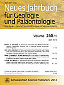 Cover image of: Neues Jahrbuch für Geologie und Paläontologie - Abhandlungen Band 268 Heft 1