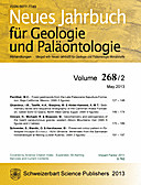 Cover image of: Neues Jahrbuch für Geologie und Paläontologie - Abhandlungen Band 268 Heft 2