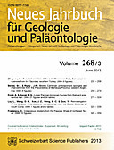 Cover image of: Neues Jahrbuch für Geologie und Paläontologie - Abhandlungen Band 268 Heft 3