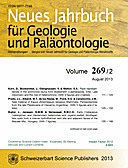 Cover image of: Neues Jahrbuch für Geologie und Paläontologie - Abhandlungen Band 269 Heft 2