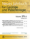 Cover image of: Neues Jahrbuch für Geologie und Paläontologie - Abhandlungen Band 271 Heft 2