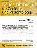 Cover image of: Neues Jahrbuch für Geologie und Paläontologie - Abhandlungen Band 272 Heft 3