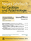 Cover image of: Neues Jahrbuch für Geologie und Paläontologie - Abhandlungen Band 274 Heft 2-3