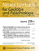 Cover image of: Neues Jahrbuch für Geologie und Paläontologie - Abhandlungen Band 275 Heft 1