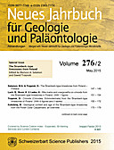 Cover image of: Neues Jahrbuch für Geologie und Paläontologie - Abhandlungen Band 276 Heft 2