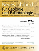 Cover image of: Neues Jahrbuch für Geologie und Paläontologie - Abhandlungen Band 277 Heft 2