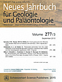 Cover image of: Neues Jahrbuch für Geologie und Paläontologie - Abhandlungen Band 277 Heft 3