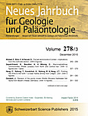 Cover image of: Neues Jahrbuch für Geologie und Paläontologie - Abhandlungen Band 278 Heft 3