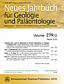 Cover image of: Neues Jahrbuch für Geologie und Paläontologie - Abhandlungen Band 279 Heft 3