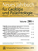 Cover image of: Neues Jahrbuch für Geologie und Paläontologie - Abhandlungen Band 280 Heft 1