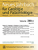 Cover image of: Neues Jahrbuch für Geologie und Paläontologie - Abhandlungen Band 280 Heft 2