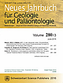 Cover image of: Neues Jahrbuch für Geologie und Paläontologie - Abhandlungen Band 280 Heft 3